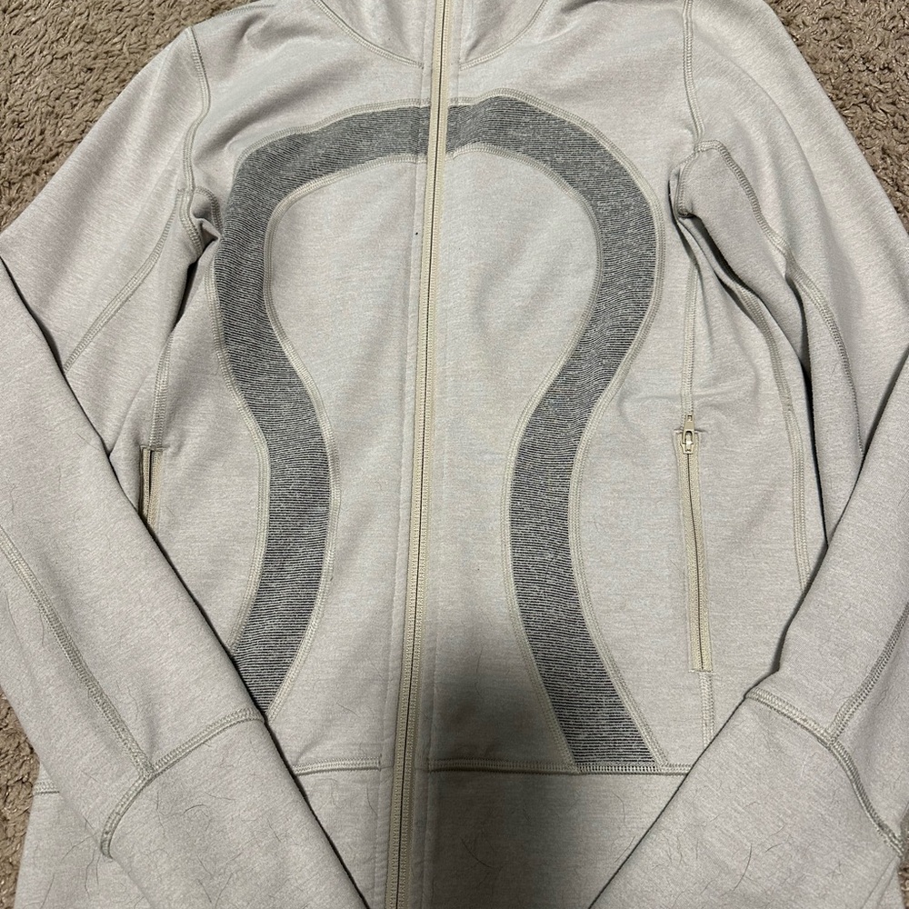 Lululemon Gray Zip-Up Hoodie